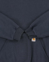 Vintage Carhartt Navy Midweight Original Fit Pullover Hoodie - L