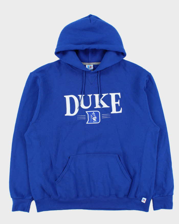Vintage Y2K 00s Russell Athletics Heavyweight Embroidered Duke University Pullover Hoodie - XL