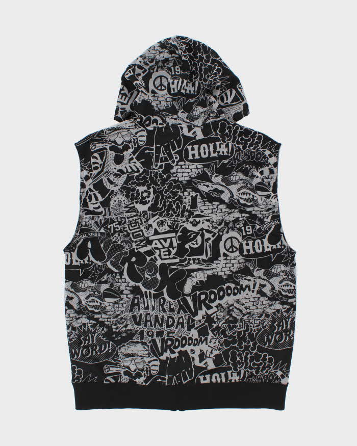 トップス 00s AVIREX hooded pullover drawcode y2k