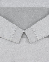 A.P.C Marl Grey Block Patch Heavyweight Crewneck Sweatshirt - XS