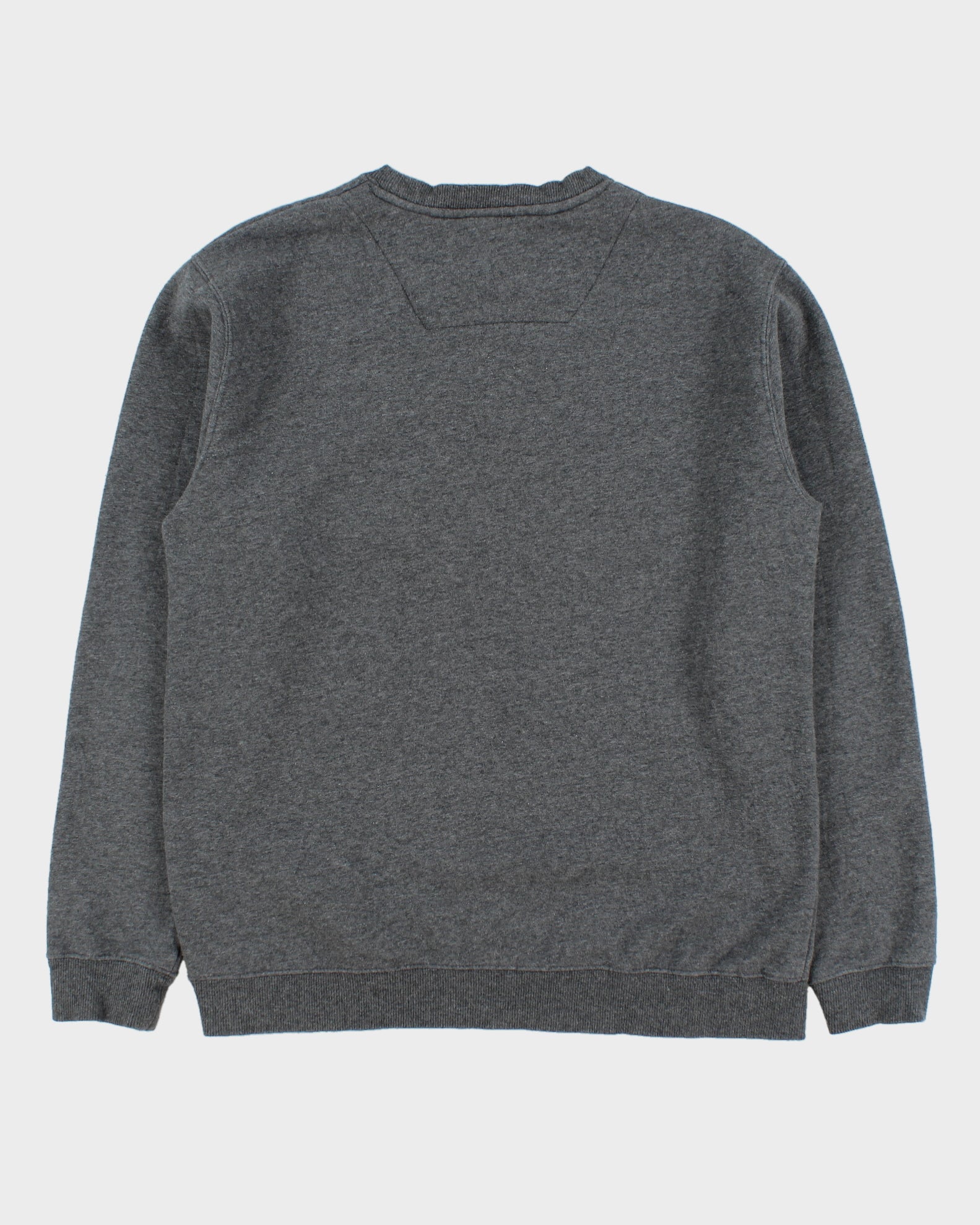 Vintage DC Shoe Co. Marl Grey Stitch Spell Out Crewneck Sweatshirt - L