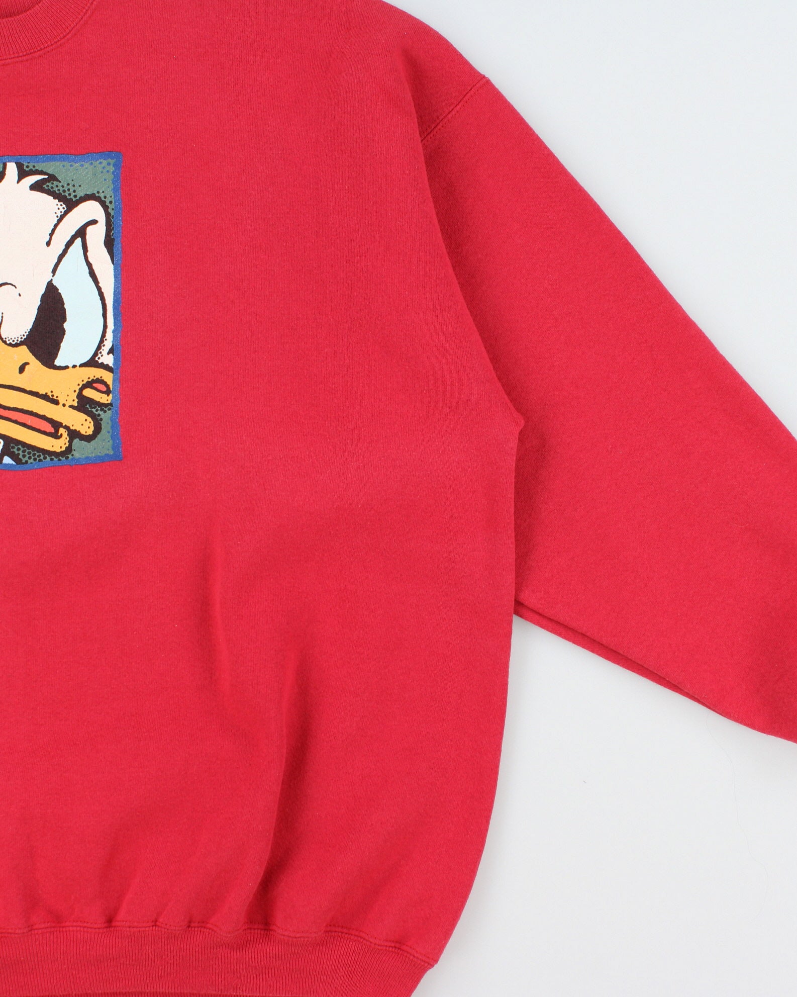 Vintage 1990s Disney Heavyweight Donald Duck Made In USA Crewneck Sweatshirt - XXL