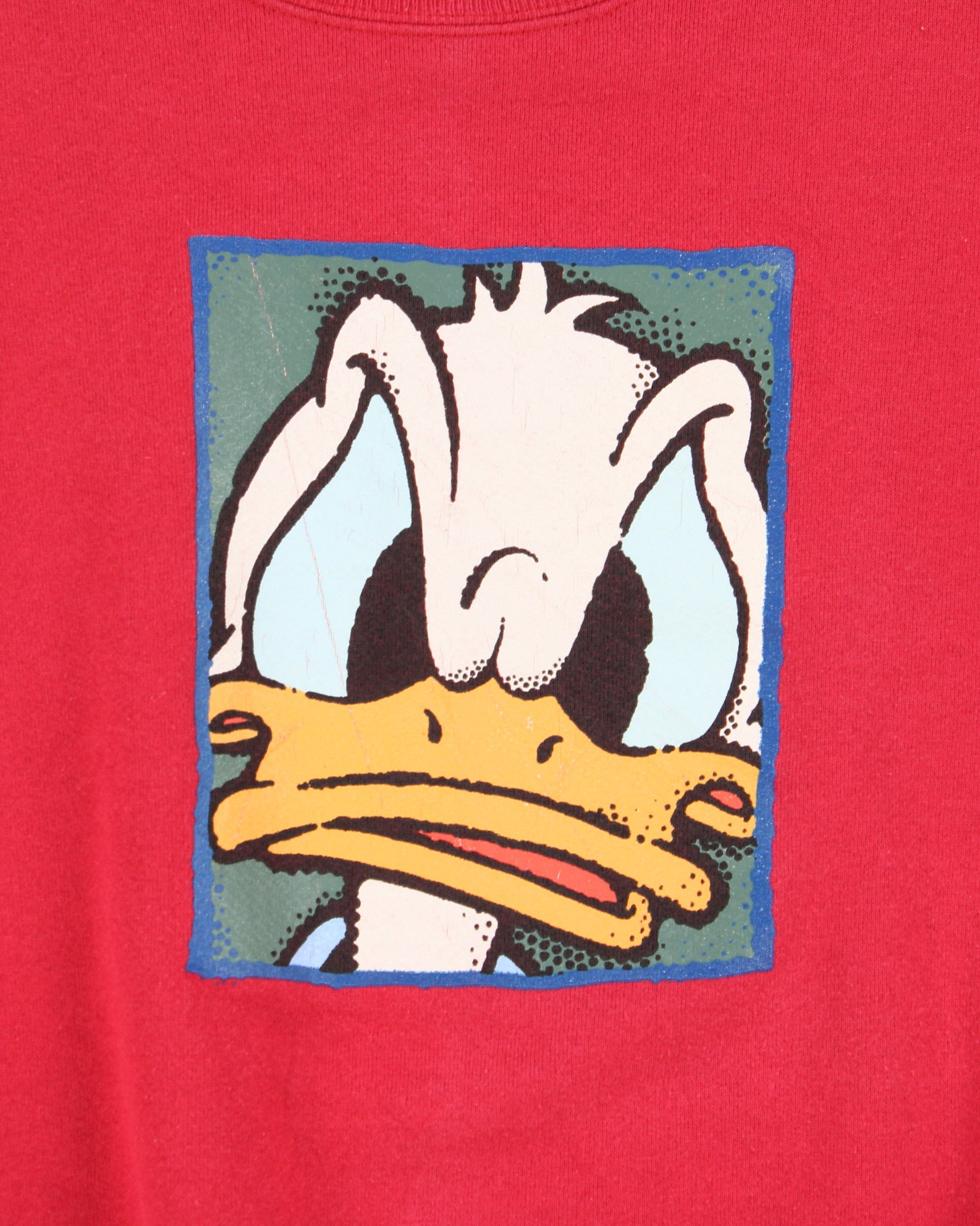 Vintage 1990s Disney Heavyweight Donald Duck Made In USA Crewneck Sweatshirt - XXL