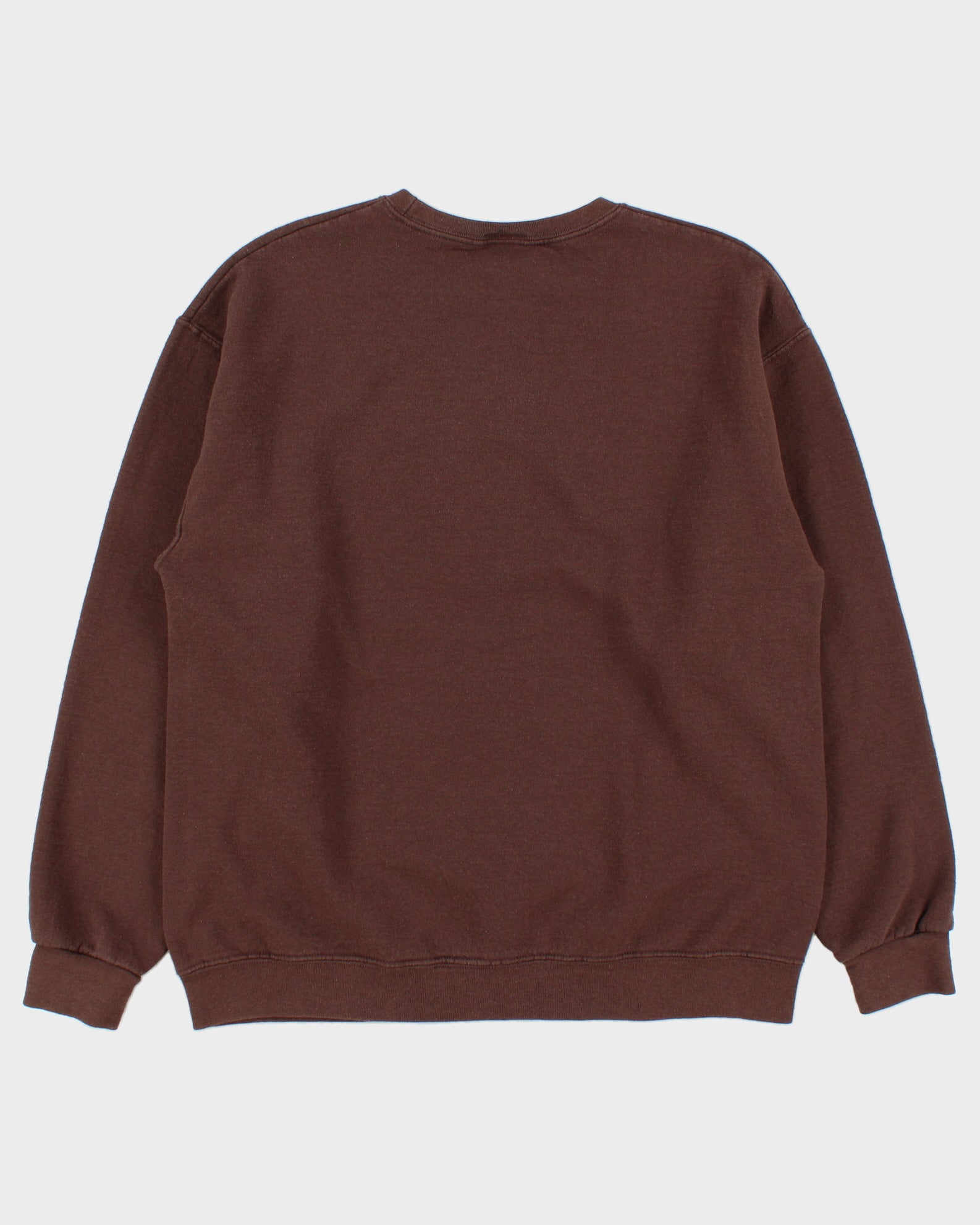 Vintage Thrasher Magazine Brown Flame Logo Crewneck Skater Sweatshirt - L