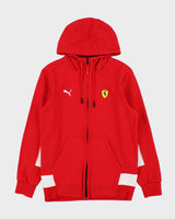 Puma Scuderia Ferrari Heavyweight Rib Full Zip Racing Hoodie - S