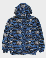 Vintage Y2K 00s Ecko UNLTD Heavyweight Scripture Waffle Knit Lined Full-Zip Hoodie - M