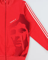 Vintage 2004 Y2K Adidas Football ''Stevie G'' Zip-Up Track Sweatshirt - L