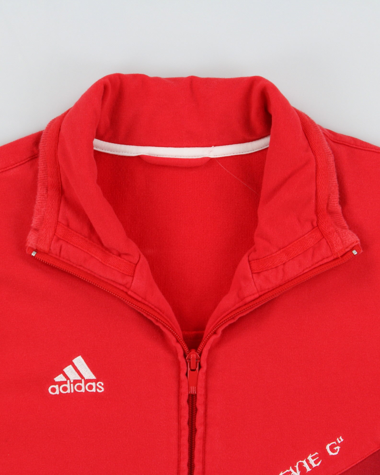 Vintage 2004 Y2K Adidas Football ''Stevie G'' Zip-Up Track Sweatshirt - L