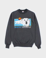 Vintage 1988 Jerzees By Russell Skagway Alaska Made In USA Crewneck Sweatshirt - M