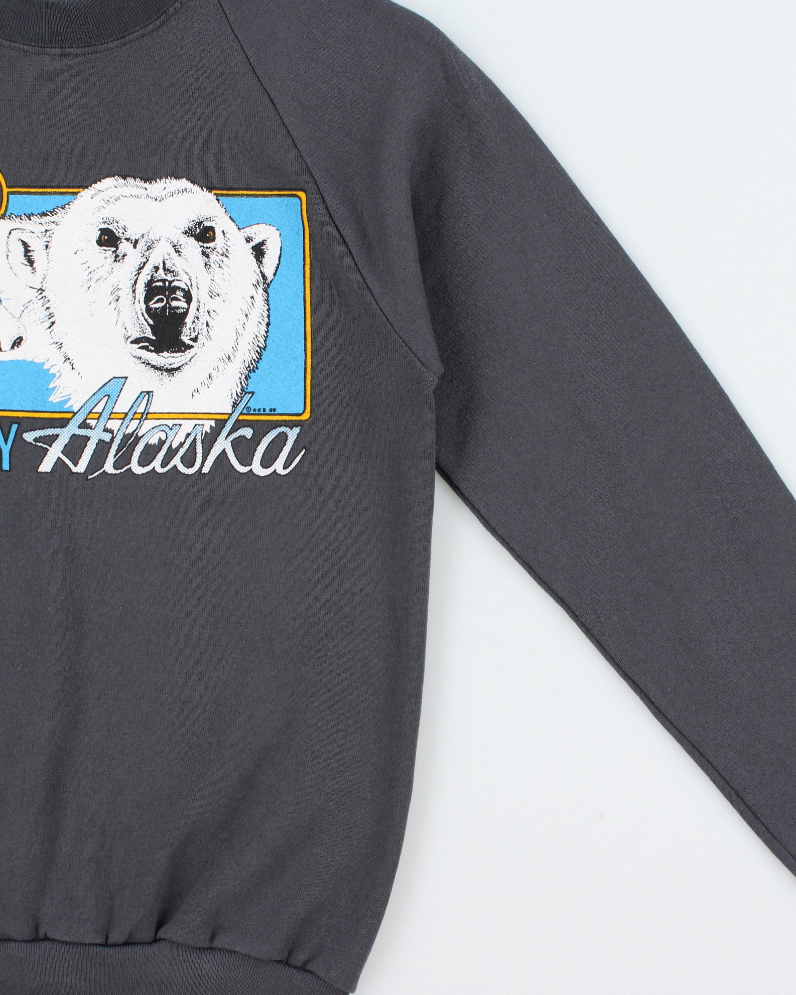 Vintage 1988 Jerzees By Russell Skagway Alaska Made In USA Crewneck Sweatshirt - M