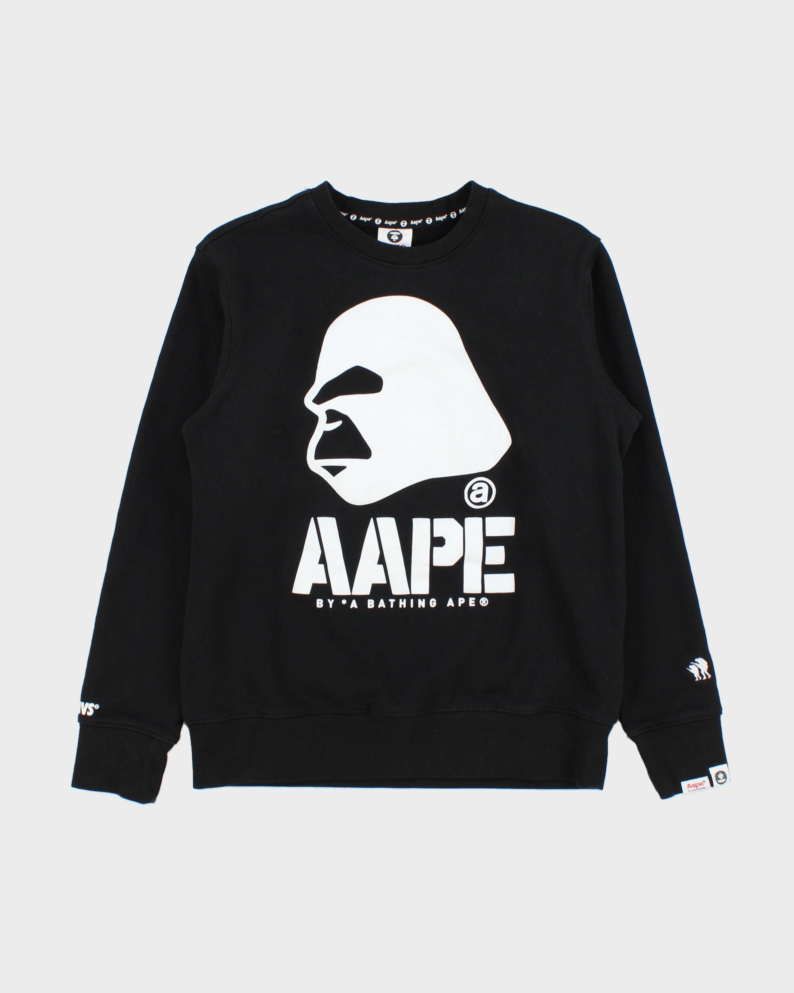 Aape By A Bathing Ape APUNVS Heavyweight Crewneck Sweatshirt - S