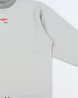 Vintage 2002 Y2K Umbro Pro Training Grey High-Neck Crewneck Sweatshirt - L