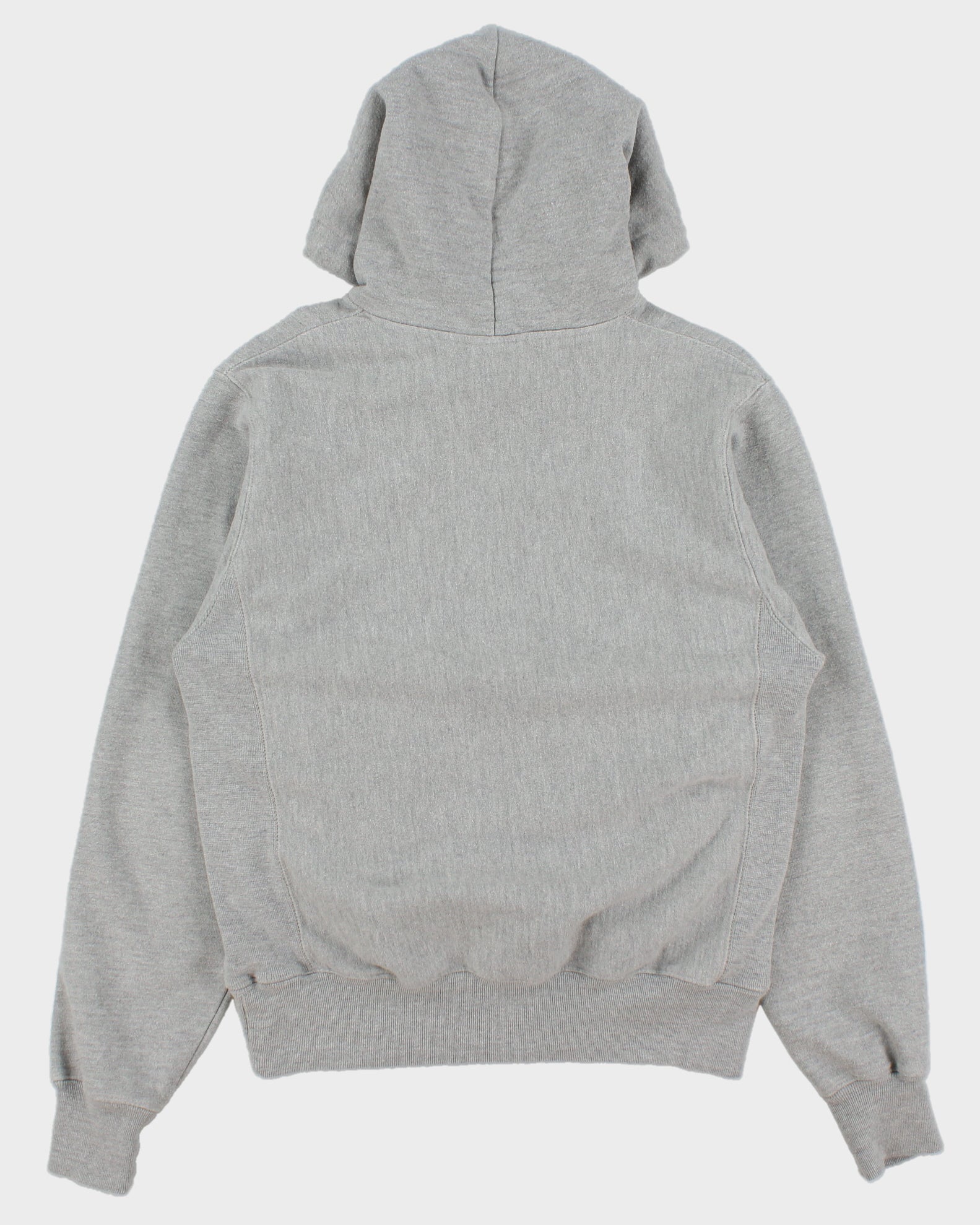 Vintage Champion Grey Marl Heavyweight Reverse Weave Pullover Hoodie - S