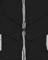 Vintage Hugo Boss Cannobio Two-Tone Striped Regular Fit Funnel Neck Zip-Up Sweatshirt - M