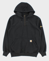 Vintage Carhartt Paxton Heavyweight Loose Fit Quarter-Zip Rain Defender Hoodie - M