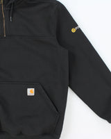 Vintage Carhartt Paxton Heavyweight Loose Fit Quarter-Zip Rain Defender Hoodie - M