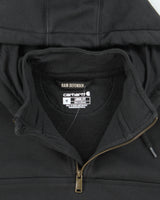 Vintage Carhartt Paxton Heavyweight Loose Fit Quarter-Zip Rain Defender Hoodie - M