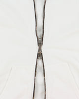Balmain White Heavyweight Side Zipper Full-Zip Hoodie - S