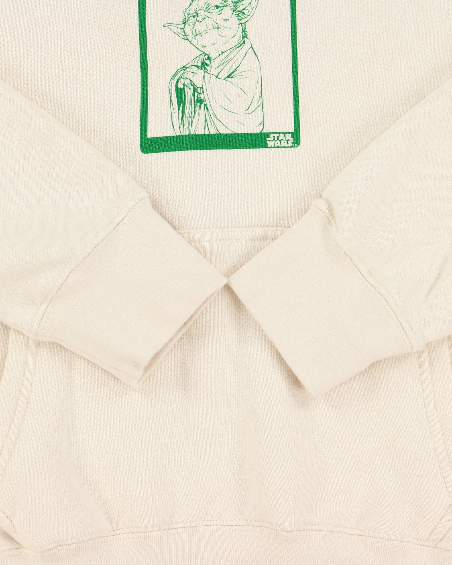 Adidas Originals x Star Wars Cream Yoda Pullover Hoodie - XS