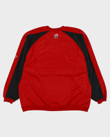 Vintage 2004 Y2K Reebok Calgary Stampeders Embroidered CFL Satin Crewneck Sweatshirt - XL