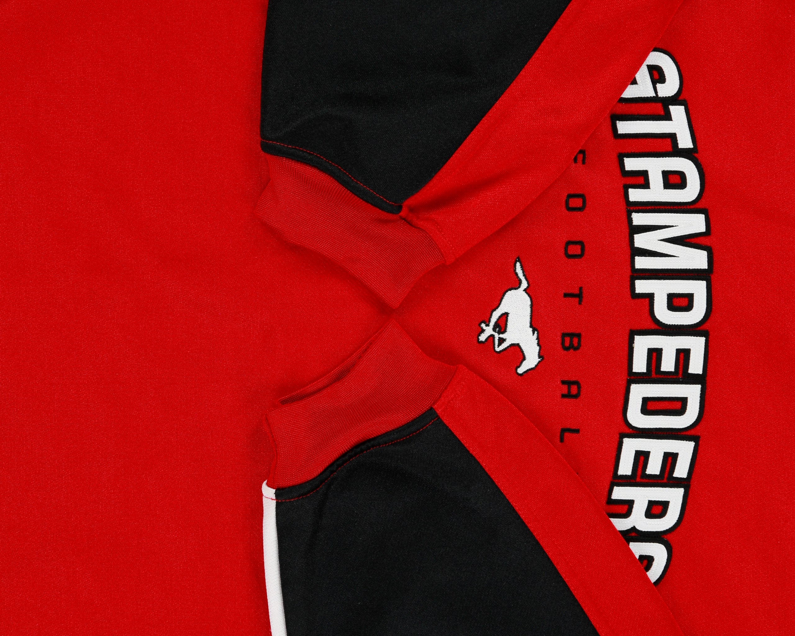 Vintage 2004 Y2K Reebok Calgary Stampeders Embroidered CFL Satin Crewneck Sweatshirt - XL