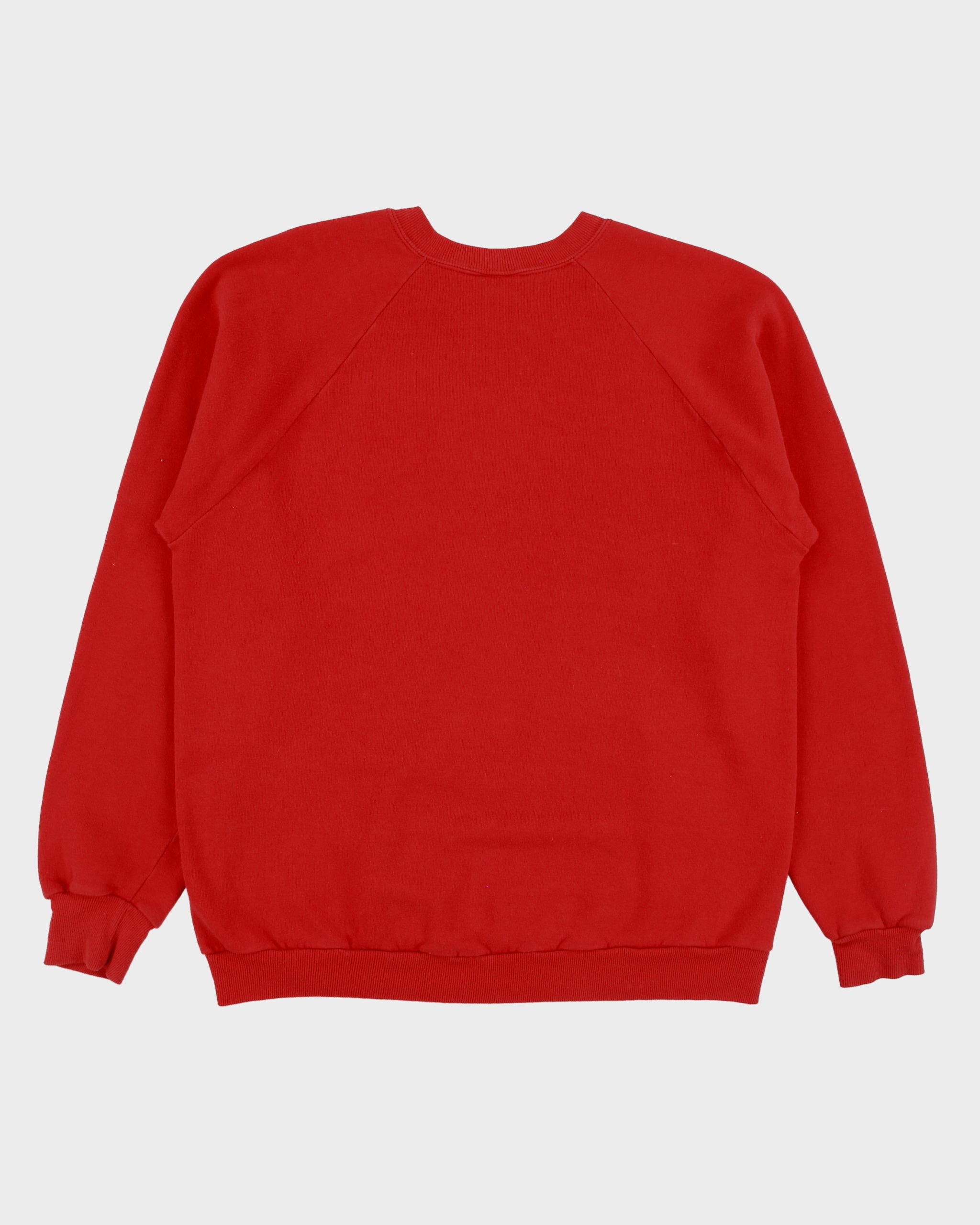 Vintage 1982 Detroit Red Wings Distressed Made In USA NHL Ice Hockey Crewneck Sweatshirt - L
