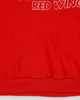 Vintage 1982 Detroit Red Wings Distressed Made In USA NHL Ice Hockey Crewneck Sweatshirt - L
