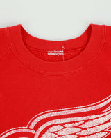Vintage 1982 Detroit Red Wings Distressed Made In USA NHL Ice Hockey Crewneck Sweatshirt - L