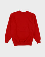 Vintage 1970s Indiana University Puff Print Wolf &amp; Sons Union Made In USA Crewneck Sweatshirt - M