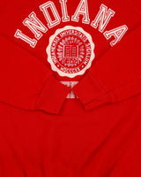 Vintage 1970s Indiana University Puff Print Wolf &amp; Sons Union Made In USA Crewneck Sweatshirt - M
