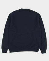 Vintage Champion Ath. Navy Georgetown University Varsity Crewneck Sweatshirt - L