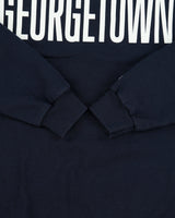 Vintage Champion Ath. Navy Georgetown University Varsity Crewneck Sweatshirt - L