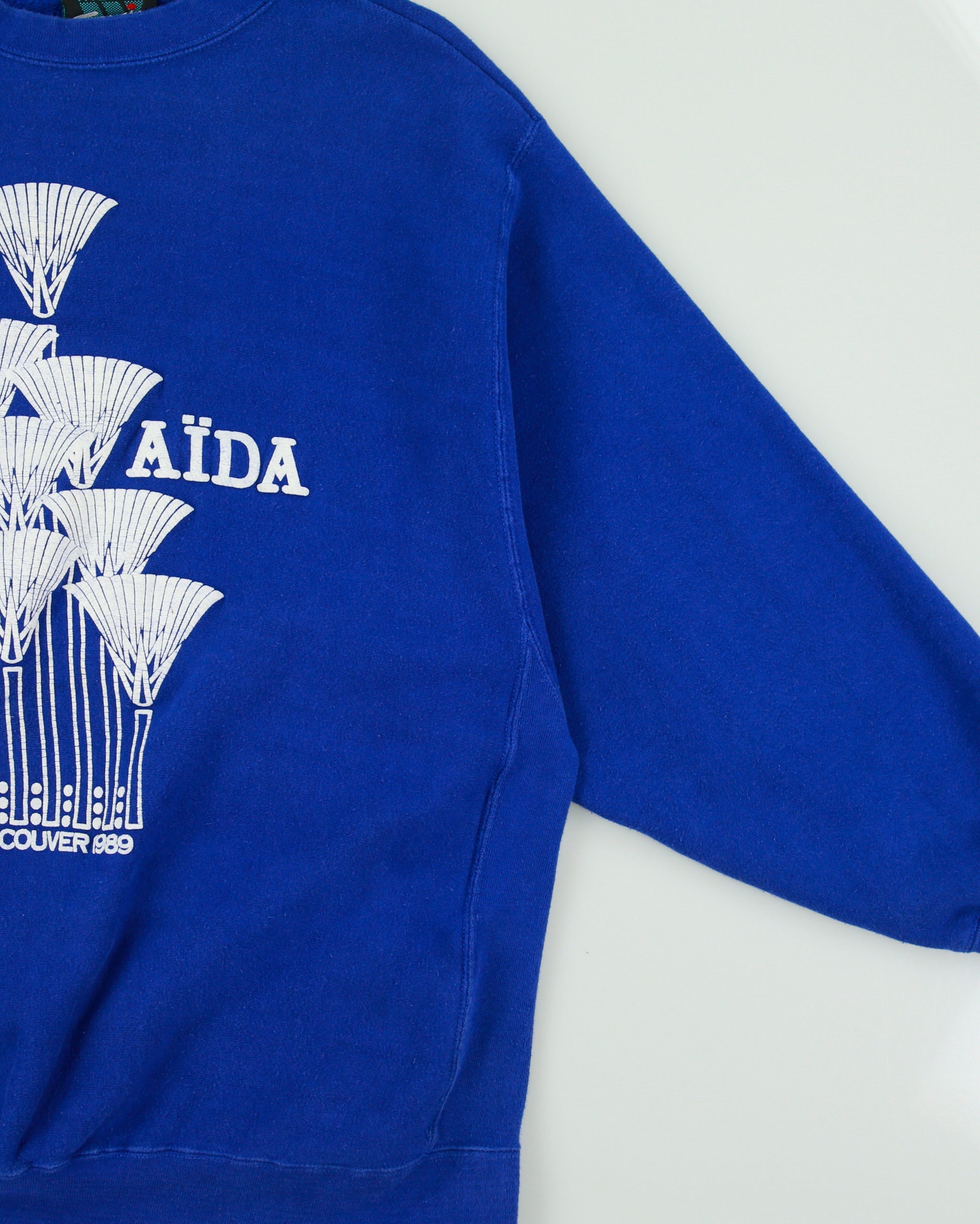 Vintage 1989 Wilson Sport Aida Vancouver Opera BC Place Stadium Heavyweight Crewneck Sweatshirt - L