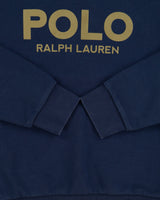 Vintage Polo Ralph Lauren Navy 3M Spell Out Crewneck Sweatshirt - XS