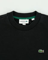 Vintage Lacoste Black Croc Pique Heavyweight Classic Fit Crewneck Sweatshirt - M