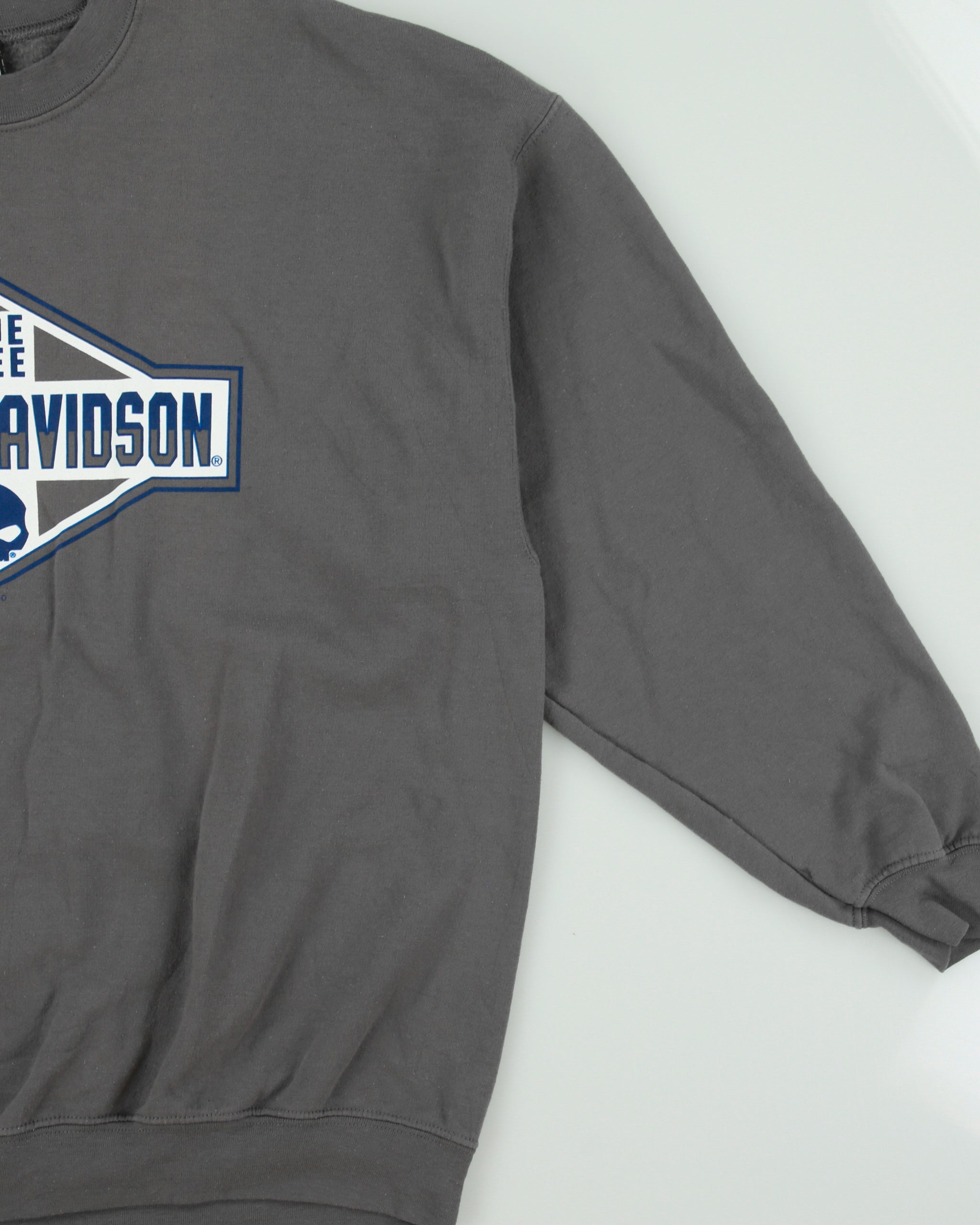 Vintage Harley Davidson Calgary Alberta Ride Free Crewneck Sweatshirt - XXL