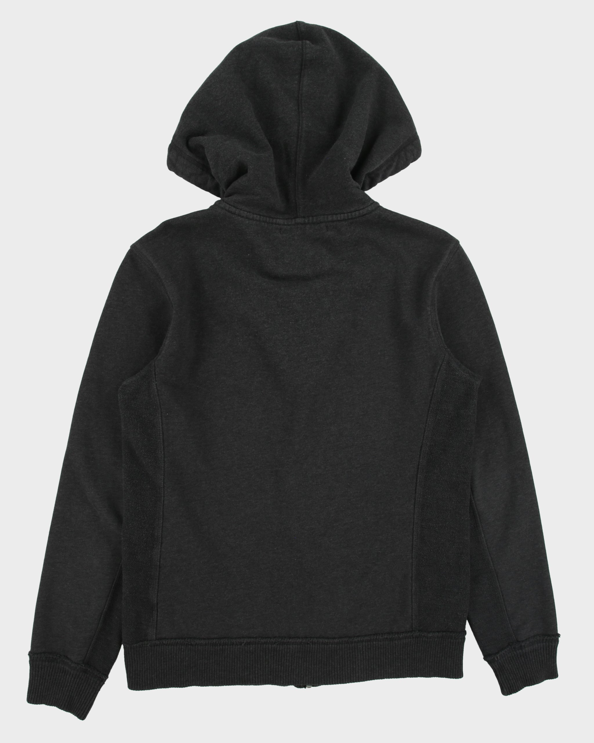Vintage Y2K 00s Levi's Grey Marl Heavyweight Zip-Up Hoodie - S