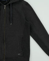 Vintage Y2K 00s Levi's Grey Marl Heavyweight Zip-Up Hoodie - S
