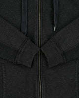 Vintage Y2K 00s Levi's Grey Marl Heavyweight Zip-Up Hoodie - S