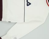 Vintage Fila Heavyweight Stripe Ribbed Boxy Roll Neck Sweatshirt - M