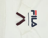 Vintage Fila Heavyweight Stripe Ribbed Boxy Roll Neck Sweatshirt - M