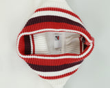 Vintage Fila Heavyweight Stripe Ribbed Boxy Roll Neck Sweatshirt - M