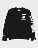 Vintage Aape By A Bathing Ape Camo Back Aape Now Crewneck Sweatshirt - L