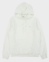 Vintage Y2K 00s Lacoste Vintage Washed White Croc Pique Heavyweight Pullover Hoodie - M