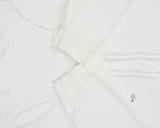 Vintage Y2K 00s Lacoste Vintage Washed White Croc Pique Heavyweight Pullover Hoodie - M