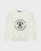 Vintage 1986 Beaver Canoe University Of British Columbia Made In Canada Varsity Crewneck Sweatshirt - M