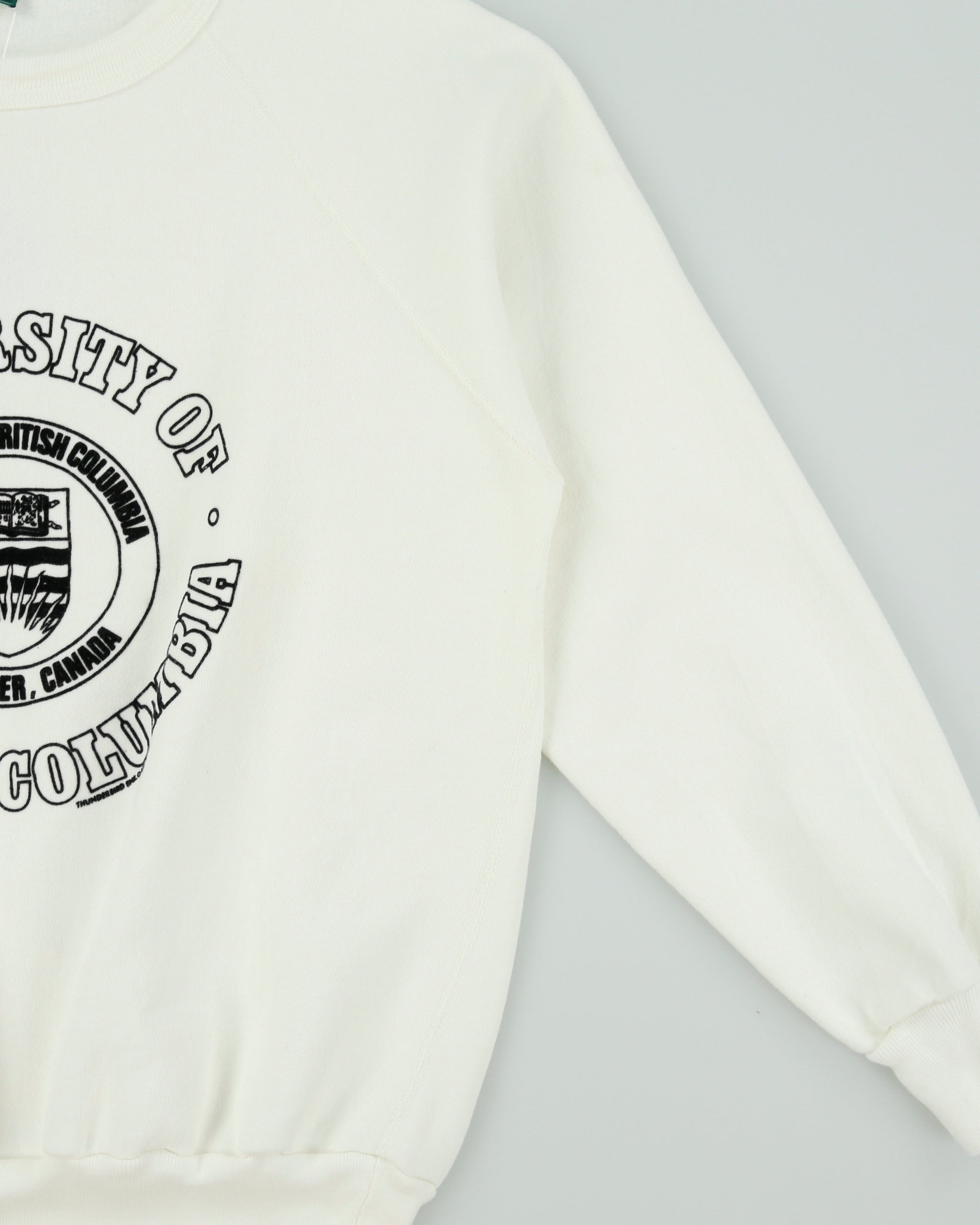 Vintage 1986 Beaver Canoe University Of British Columbia Made In Canada Varsity Crewneck Sweatshirt - M