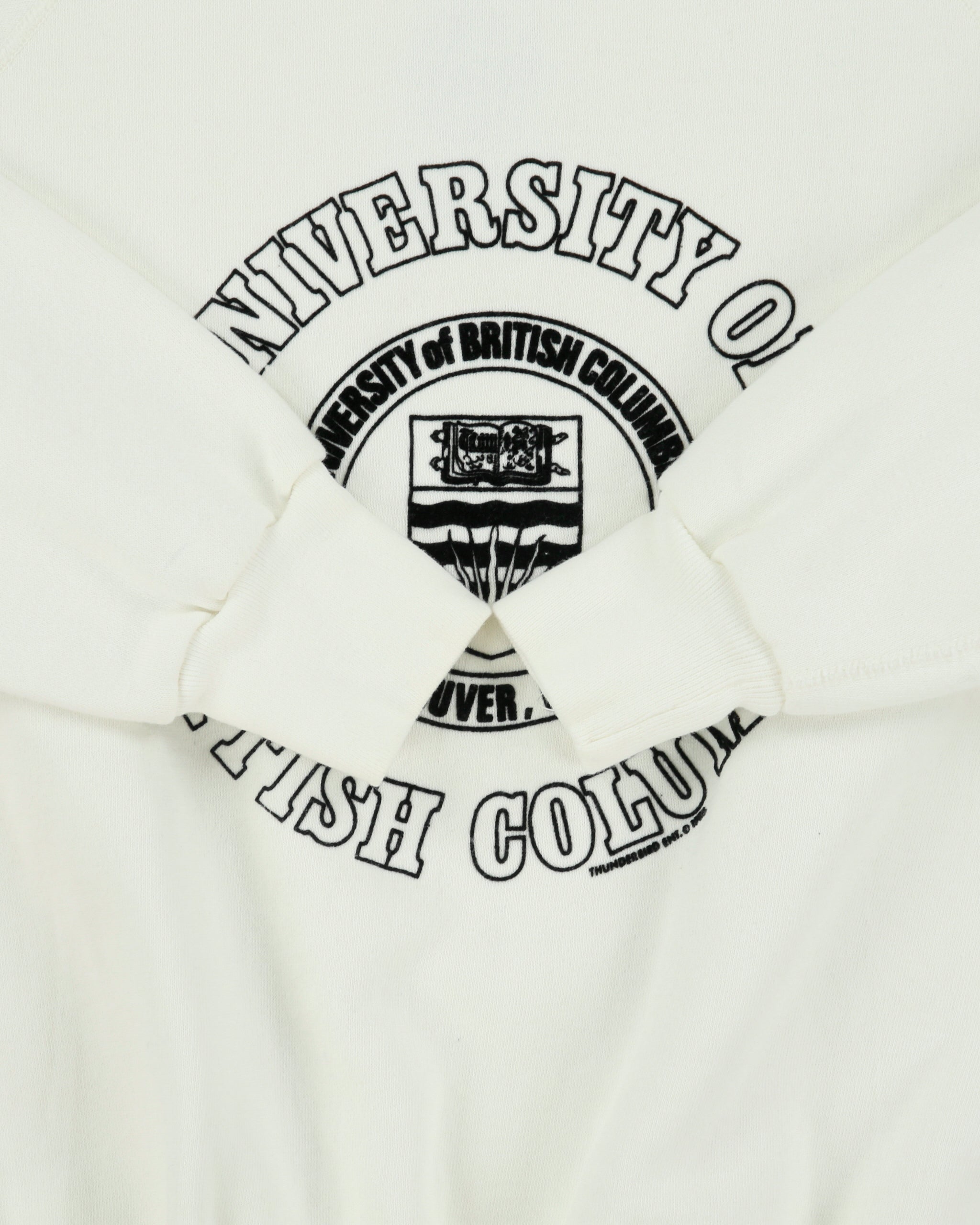 Vintage 1986 Beaver Canoe University Of British Columbia Made In Canada Varsity Crewneck Sweatshirt - M