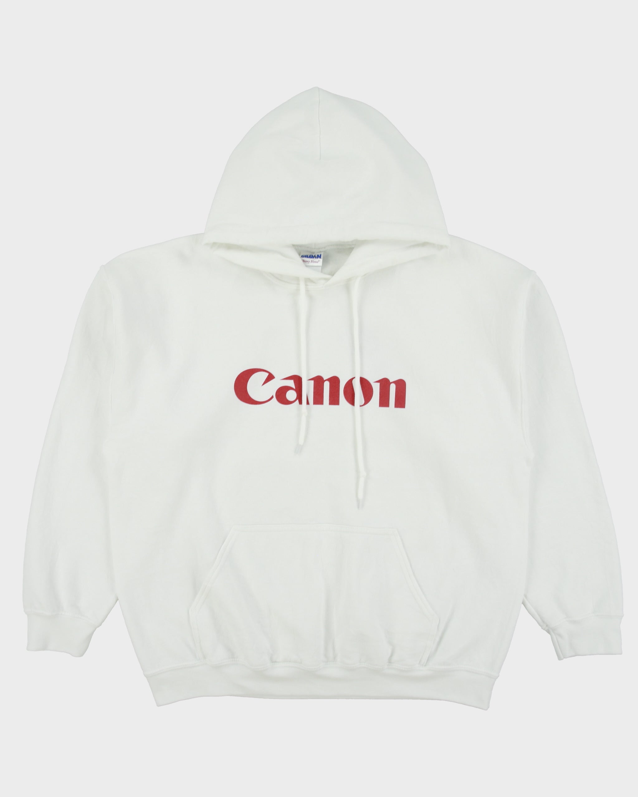 Vintage Canon Camera Logo Gildan Heavy Blend Pullover Hoodie - L