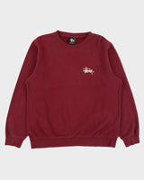 Vintage Stussy Stock Logo Made In USA Crewneck Sweatshirt - L